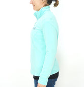 Womens Jack Wolfskin Gecko 17553 Pool Blue Half Zip Light Fleece Sweatshirt